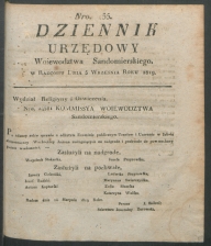 dziennik urzedowy woj.sandomierskiego 1819-35-00001